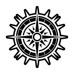 Obraz premium Glyph Style Solar Symbols