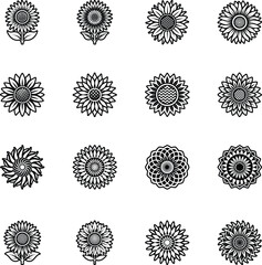 Glyph Style Solar Symbols 

