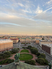 View of the roofs of St. Petersburg