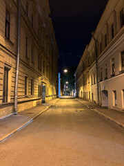 Night view of St. Petersburg