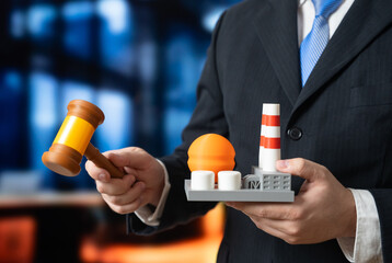 A court decision on an industrial plant. Litigation in the energy or chemical industries. Legal...