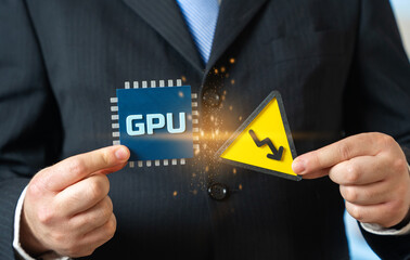 GPU microchip shortage. High demand, falling supply and high prices. The AI boom strains production capacity. Hardware scarcity disrupts gaming, data centers and technology investment plans. © Andrii Yalanskyi