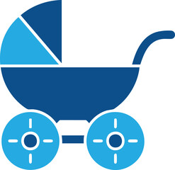 Baby stroller infant transport parenting icon