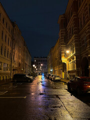 Night view of St. Petersburg