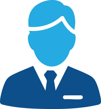 Businessman avatar professional profile user icon