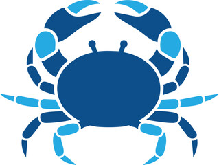 Crab seafood marine animal icon