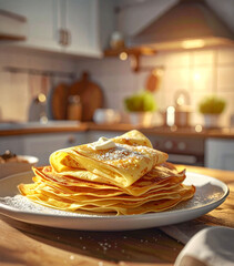 cr&ecirc;pes &agrave; la confiture