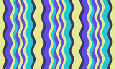 vertical striped design with flowing curves and textured waves. Artistic colors blend with simplicity and creativity, adding elegance to posters, textiles, or graphic prints with vibrant paint.