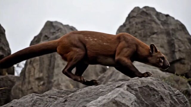 Agility and Precision Concept, Wild Nature Survival Success