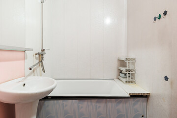 modern bathroom room with toilet and washing machine