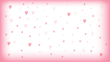 Soft and romantic Valentine Day background template featuring a gentle pink gradient