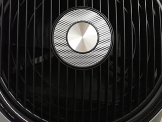 black fan ventilation grid cover