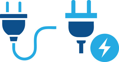 Electric Plug Cable Power Connection Icon