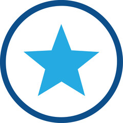 Star Circle Badge Award Icon Design