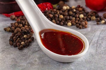Black pepper sauce for meat