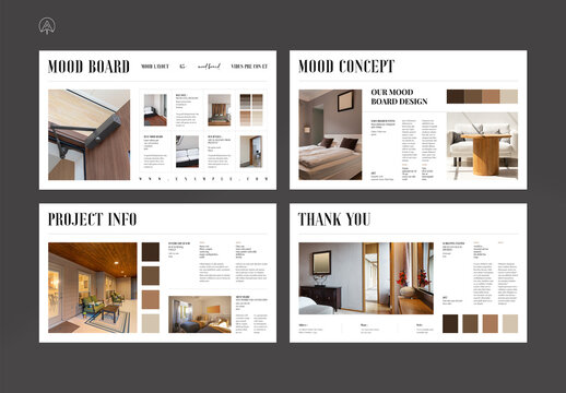 Interior Mood Board Design Layout
