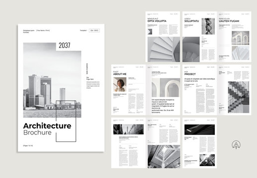 Architecture Brochure Design Layout