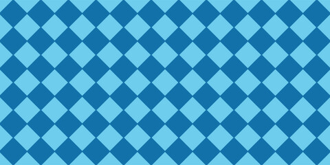 Obraz premium Argyle rhombus seamless pattern. Christmas plaid texture with silver. Blue geometric diamond abstract pattern. Mans and boys design wrapping bg. Vector illustration isolated on white background.eps.10
