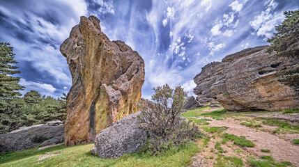 Tormos de Castroviejo Singular Landscape, Sierra de Urbi&oacute;n, Duruelo de la Sierra, Soria, Castilla Y Le&oacute;n, Spain, Europe