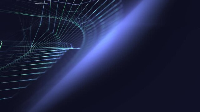 futuristische geometrischen Linien, Technologie, Vernetzung, Datenvisualisierung, Hintergrundgrafik, digitale Medien, Pr&auml;sentationen und innovative Designs, Dynamik, blau, violett
