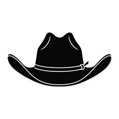 Western Cowboy Element Silhouette Vector Illustration