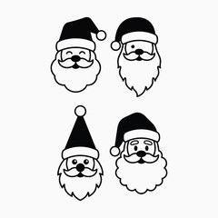 Santa claus and christmas tree