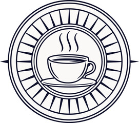 Cafe Logo Design for Coffee Branding. Modern Cafe Logo Identity Concept. Creative Cafe Logo Design Artwork. Coffee Shop Cafe Logo Design. Minimal Cafe Logo Branding Style. Elegant Cafe Logo Design