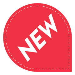 New arrival tag, badge or label isoalted png transparent