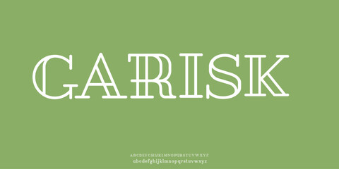 FONT GARISK FOR DESIGN TECHNOLOGY 