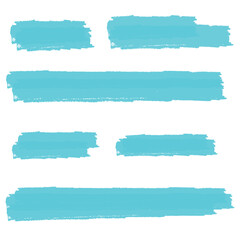 Pink highlight brush lines vector illustration design element