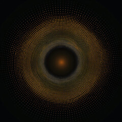 A circle with the glow quot in the dark