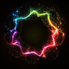 A circle with the glow quot in the dark