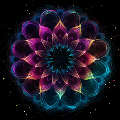 A circle with the glow quot in the dark