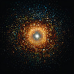 A circle with the glow quot in the dark