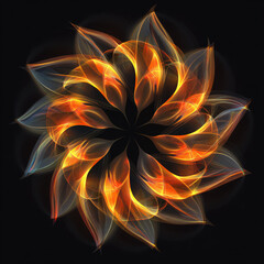 A circle with the glow quot in the dark