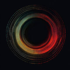 A circle with the glow quot in the dark