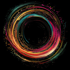 A circle with the glow quot in the dark