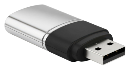 USB Flash Drive Isolated