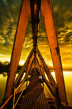 Gabharu Dolong bridge over Burhi Dihing river