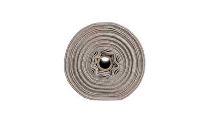 Fabric Roll, Neutral Tone, Isolated