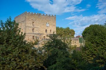 Lacataye Castle, a 15th-century structure located in Mont de Marsan, showcases impressive architecture.
