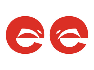 Elegant EE Fox Icon Decorative Symbol