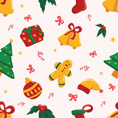 Christmast pattern illustration