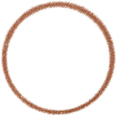 rope frame isolated on white