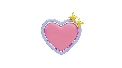 Heart with Stars: Romantic and Decorative Design