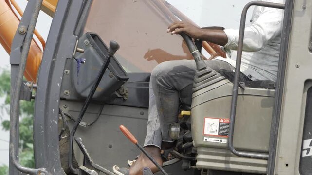 Man Driving Crane - A Day in the Life of an Operator
