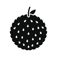 Lychee Icon &ndash; Exotic Berry Fruit Vector Symbol
