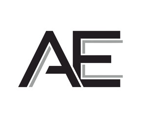 Minimal AE Monogram Logo – Modern Luxury Branding Icon