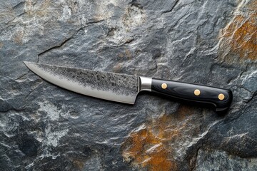Grey home kitchen interior with a dining and cooking area, complemented by a mockup wall for design flexibility, Generative AI