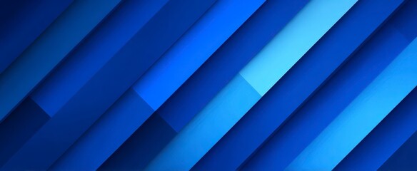 Chromatic Symphony: A striking visual of varying blue hues artfully arranged, creating a dynamic interplay of light and shadow, evoking a sense of calm and modern design.